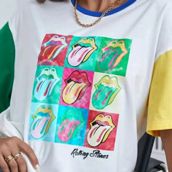 Rolling Stones Oversized Band / Graphic Tee - Picture 5 of 5